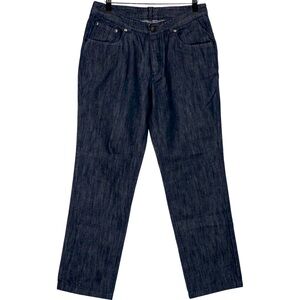 Lanvin dark denim straight leg jean